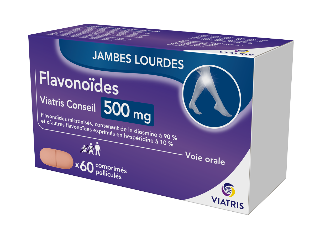image Flavonoïdes Mylan Conseil 500 mg – VIATRIS (PTA)